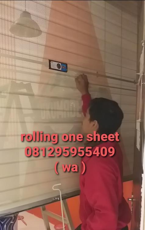 jual rolling door onesheet