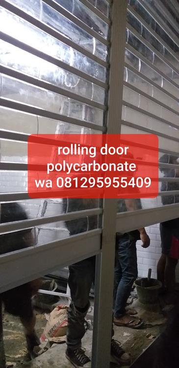 jual rolling door polycarbonate