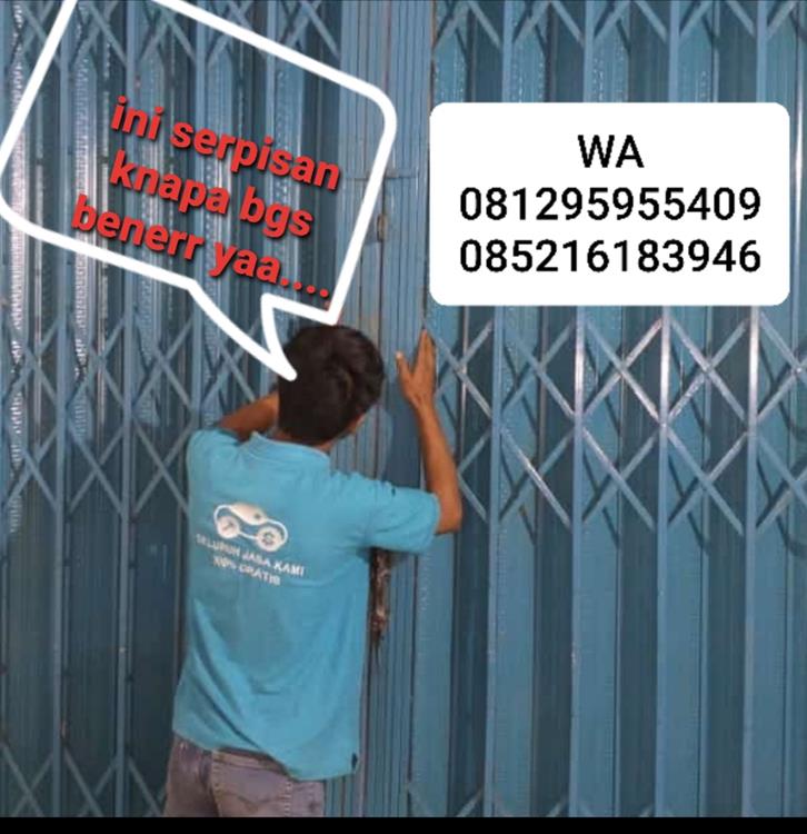 service folding gate