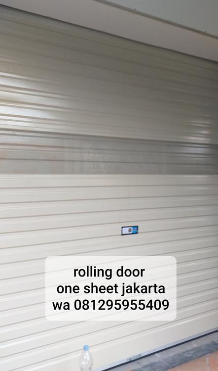 jual rolling door onesheet