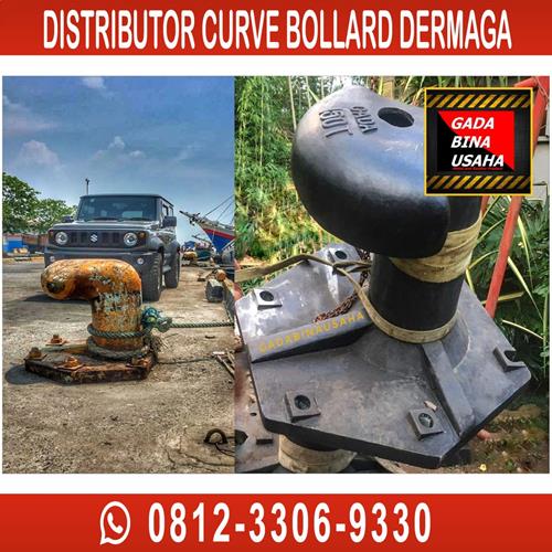 Curve Bollard Penambat Kapal 25 T, 50 T, 100 T