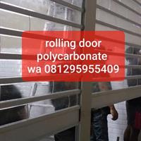 jual rolling door polycarbonate