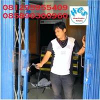 service folding gate 