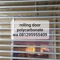 jual rolling door polycarbonate