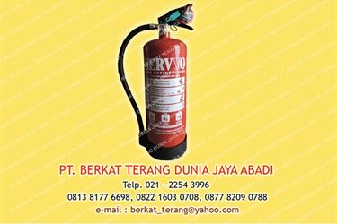 Tabung Apar kap. 6 Kg ABC Dry Powder merk SERVVO