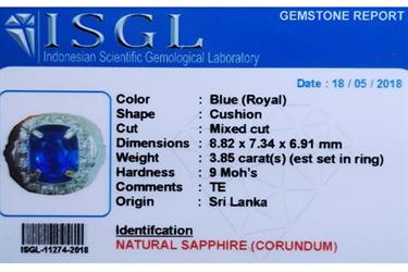 Royal Blue Sapphire