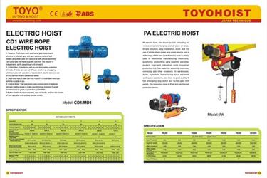 Wire Rope Hoist Toyo (japan)