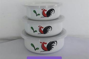 Rantang Sauce Pot Pan Mixing Bowl Bunny Set Ayam Jago