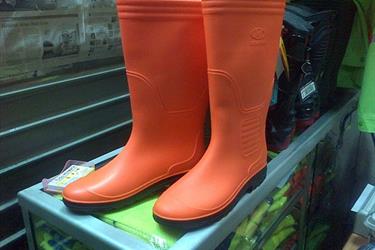 Sepatu Boot Oranye Dinas Kebersihan Dan Ppsu