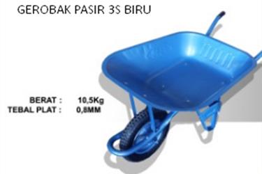 Gerobak Pasir 3S - Biru