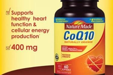 Nature Made CoQ10 400 mg., 60 Softgels.