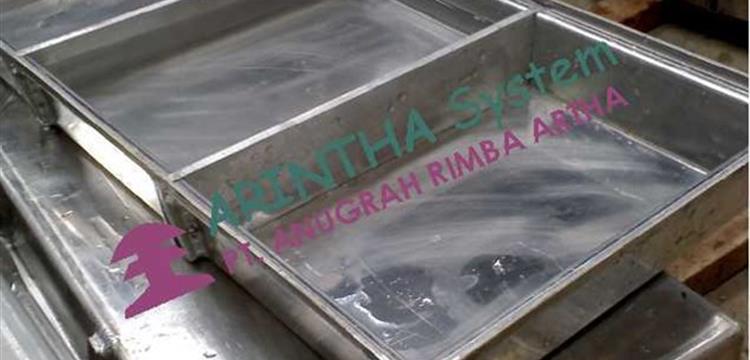 Freezing Tray longpan Aluminium dan Stainless