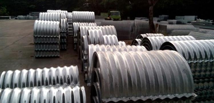 Corrugated Steel Pipe Armco Gorong Gorong Baja Nestable Flange E-100