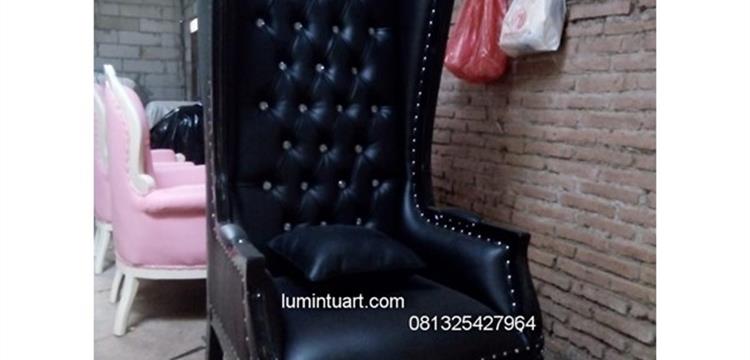 Kursi Sofa Bangku Santai Singgle Wingchair Jepara