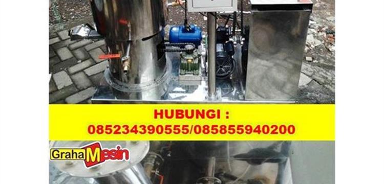 Mesin Evaporator Vacuum Pengurang Kadar Air Minyak Vco