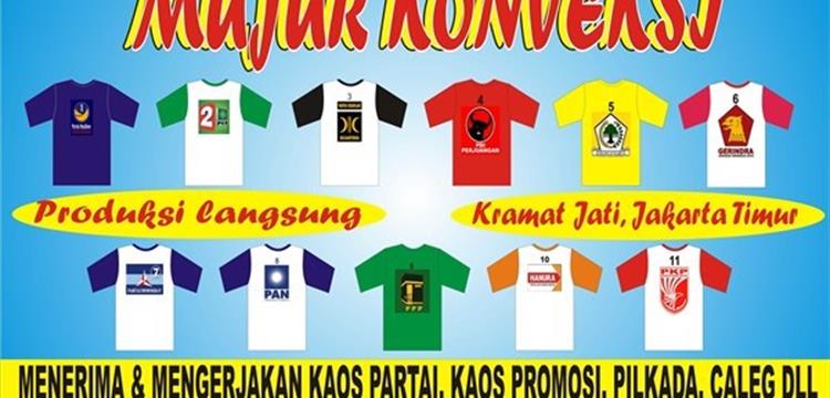 Pembuatan Kaos Partai Pilkada