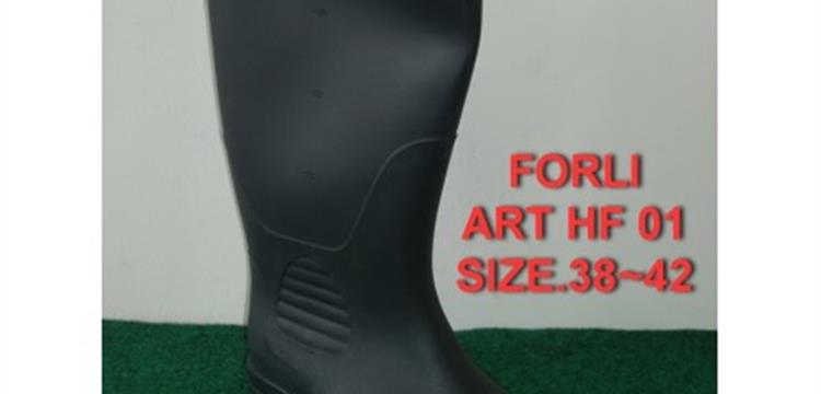 Sepatu Boot Forli Panjang Hitam Dan Hijau