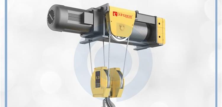 Superior Foot Mounted Wire Rope Hoist Type SHA7 Series