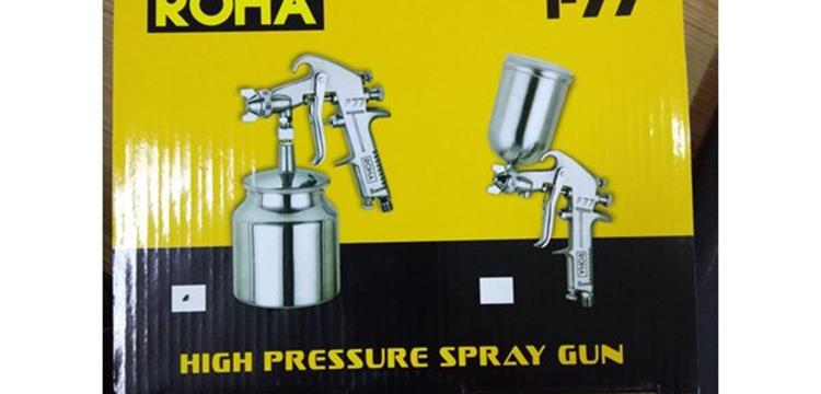 ROHA spray gun 2 model F77G dan S TABUNG atas dan bawah